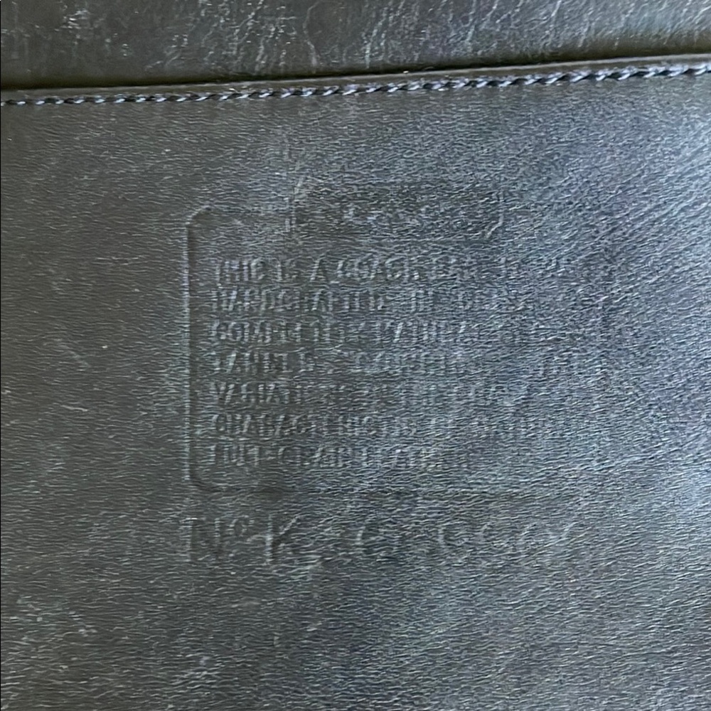 Coach 9966 Black Crossbody Bag Janice Legacy Bag with silver hardware - Picture 5 of 7